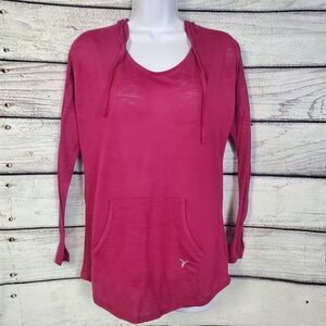 Old Navy Active Fuchsia Long Sleeve Hoodie Small